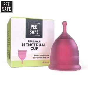 Pee Safe Reusable Menstrual Cup With Medical Grade Silicone For Women - Small